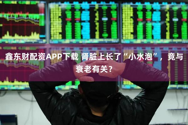 鑫东财配资APP下载 肾脏上长了“小水泡”，竟与衰老有关？