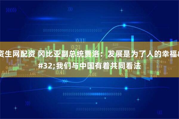 资生网配资 冈比亚副总统贾洛:发展是为了人的幸福 我们与中国有着共同看法